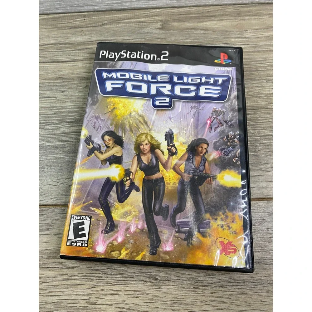 Mobile Light Force 2 Sony PlayStation 2 PS2 Case‎ and Manual Only No Game